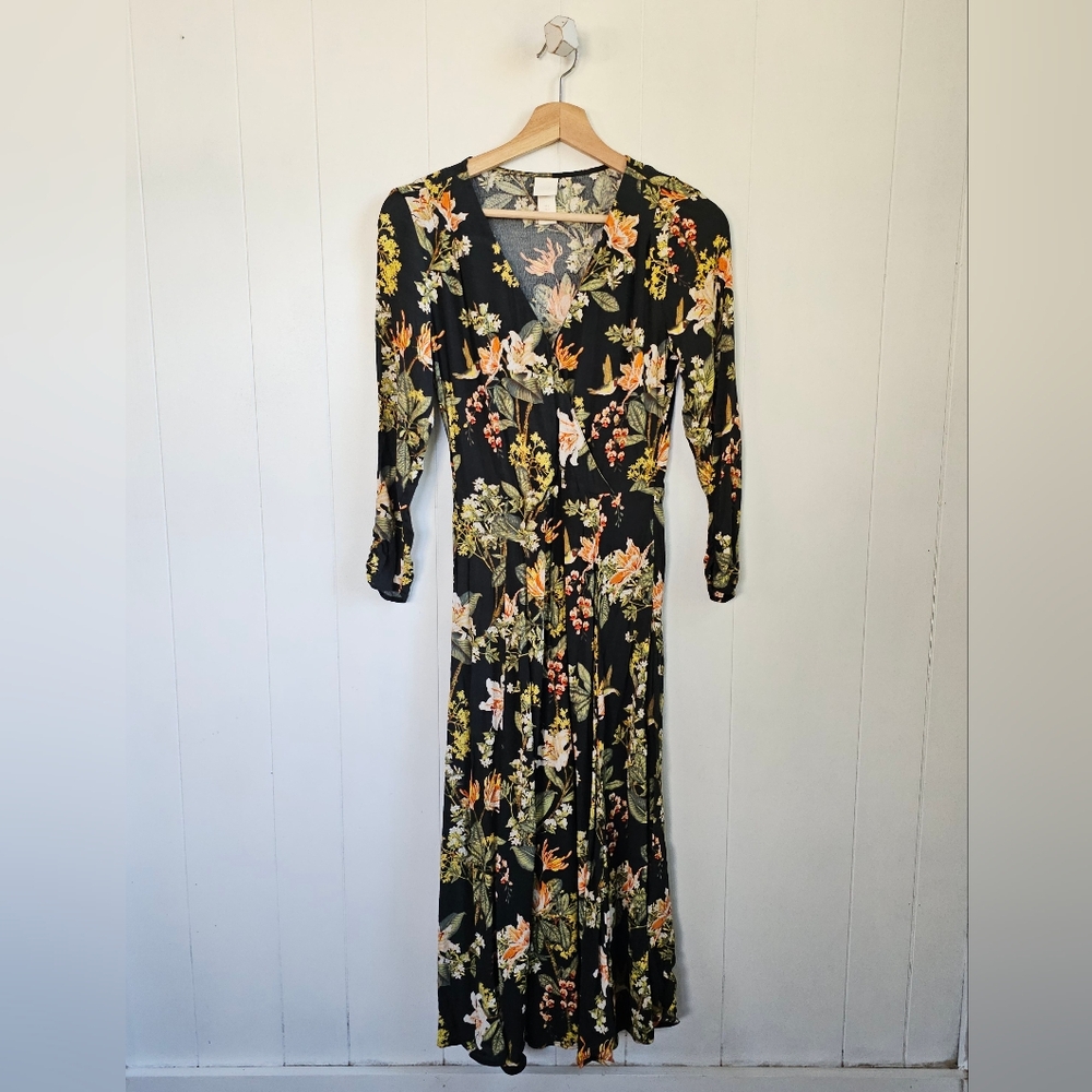 ☆ H&M Tropical Print Maxi Dress